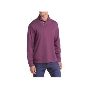 Tommy Bahamas  Men Purple Burgundy Long Sleeves Martinique Sweatshirt XXL/TTG